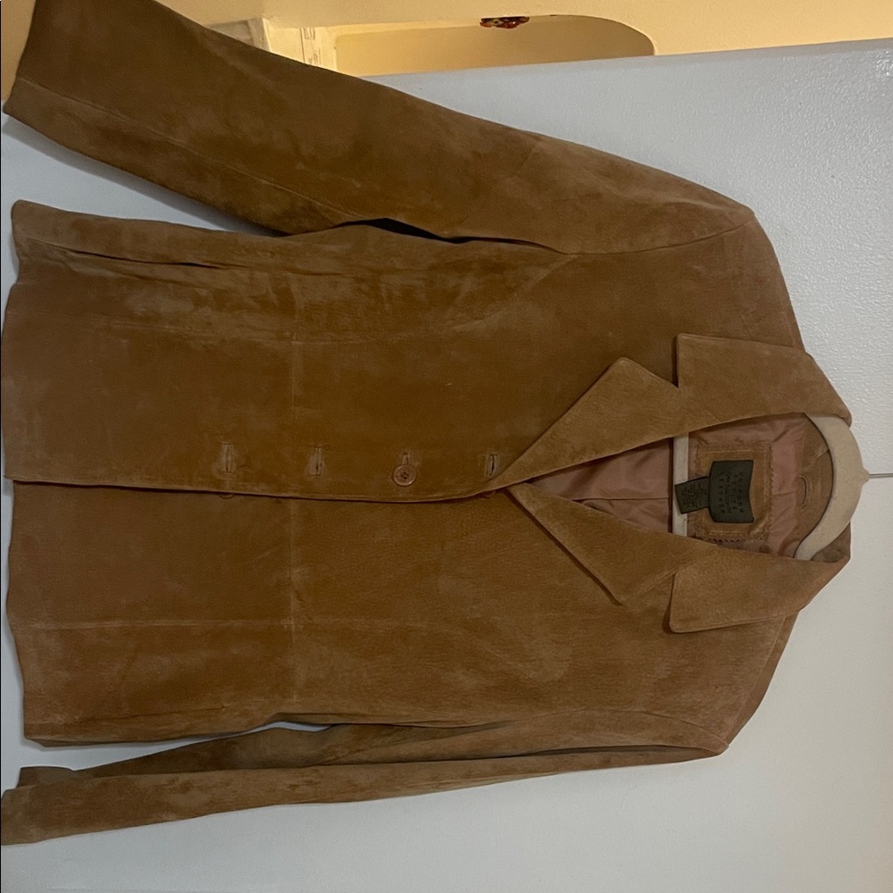 JohnPaulRichard  Brown Suede Jacket